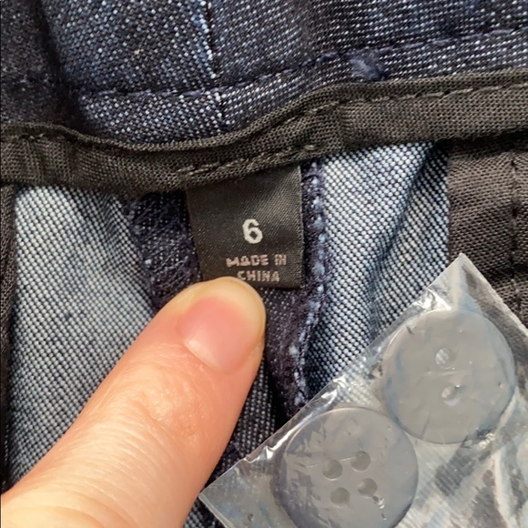 NWOT Denim Dress Pants - Picture 5 of 6